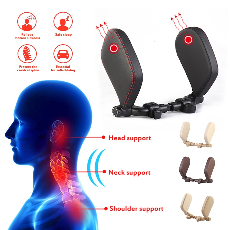 Travel U-shaped Pillow 4 Seasons Universal Children Adult Sleep Side Head Support Pillow Neck Pillow Car Seat Car Headrest