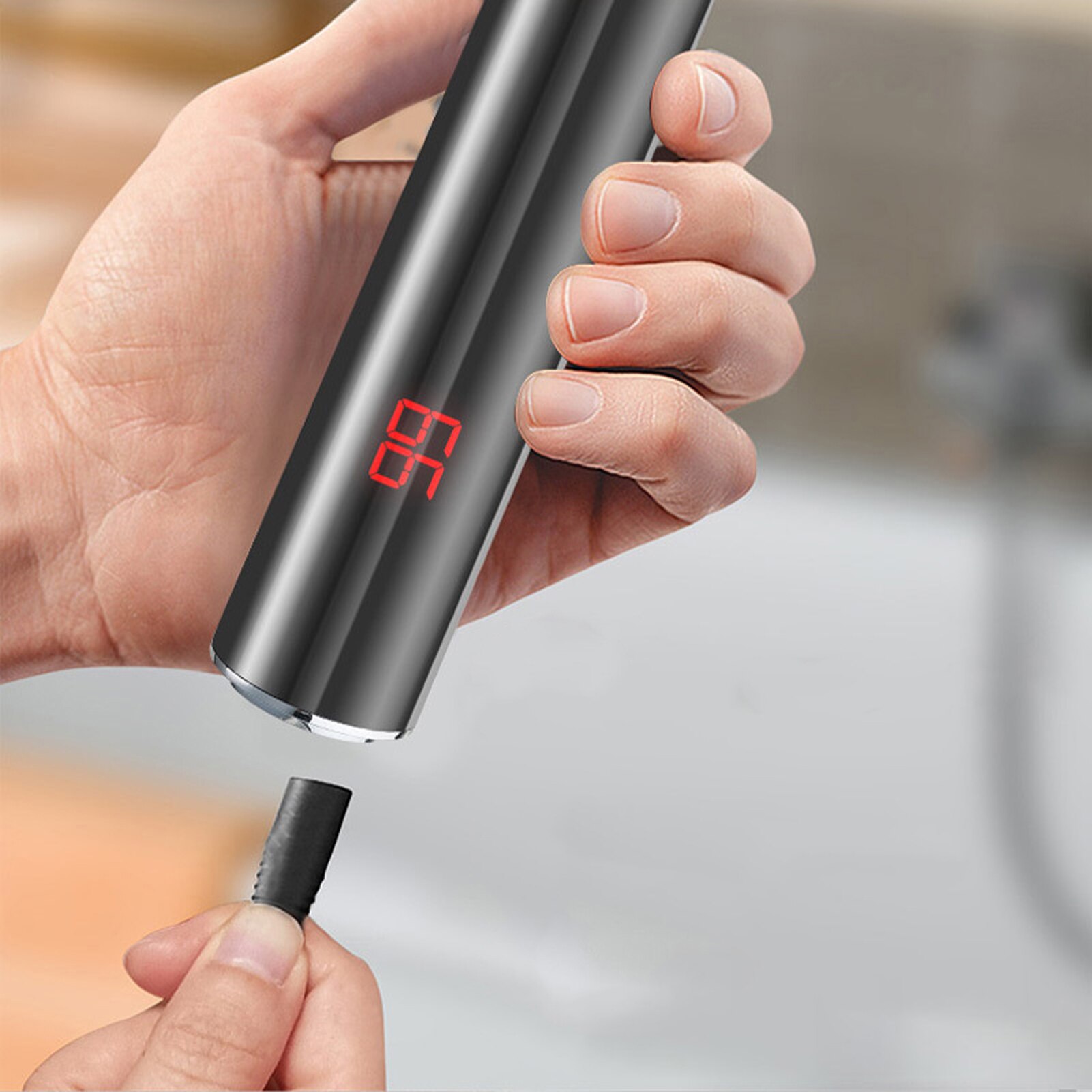 LCD Digital Display Electric Hairdresser Electric Propulsion Electric Hair Cutting Hair Trimmer Rechargeable Hairdresser