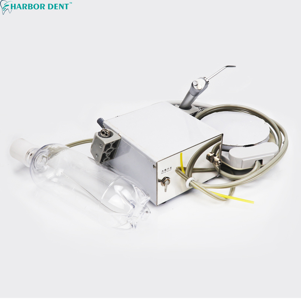 Mini turbina portátil de acero inoxidable para odontología, Unidad de Metal de 4 o 2 orificios, jeringa de 3 vías, equipo de laboratorio Dental, herramienta de trabajo