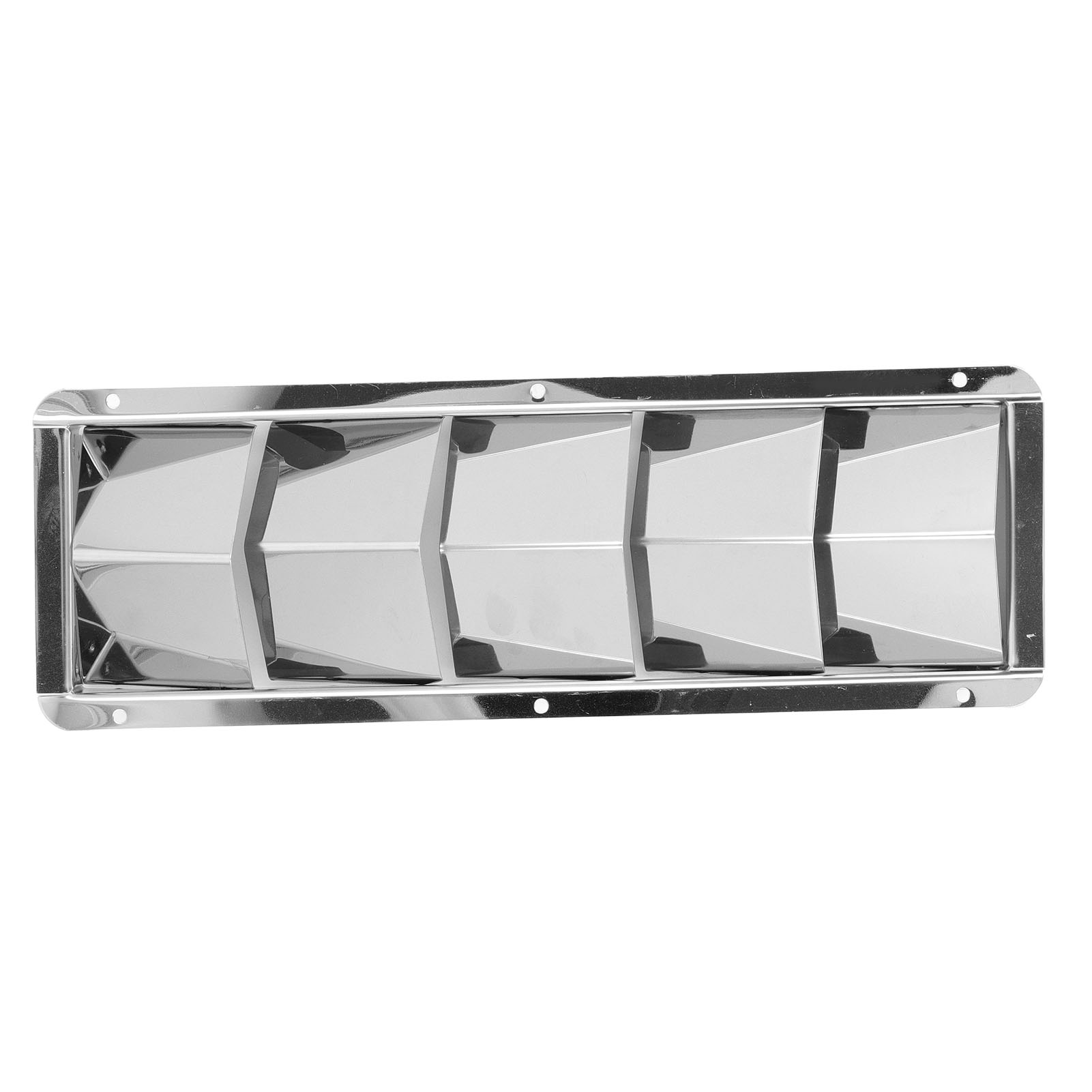 5 Slots Boat Louvered Vent Rectangle Anti Corrosion Anti Rust Boat Marine Stainless Steel Vent for Yachts Boat Blower Vent Cover