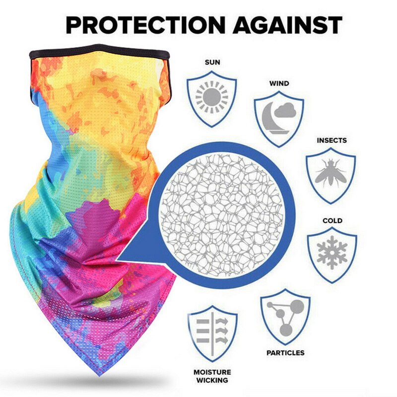 Gezichtsbedekking bivakmuts sjaal nek buitensport zijde oorlus buis unisex unisex hoofd gezicht nek gaiter klimsjaal gezichtsmasker