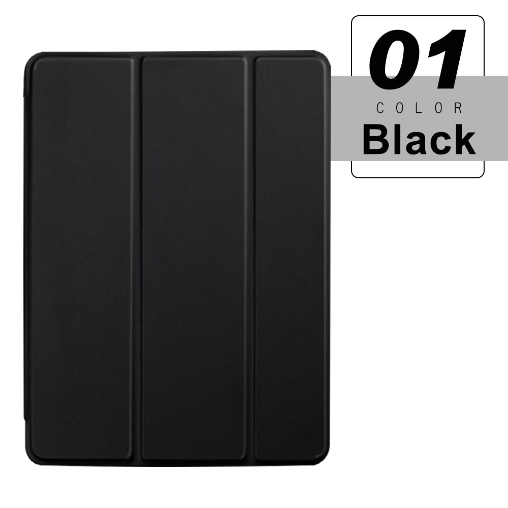 Funda con tapa para tableta para iPad Mini 4 5 6 7,9 8,3 A2124 Funda de cuero PU Funda inteligente para iPad Mini 1 2 3 A1489 A1432 A1538 Folio Capa: Ipad pro 11 / Blanco
