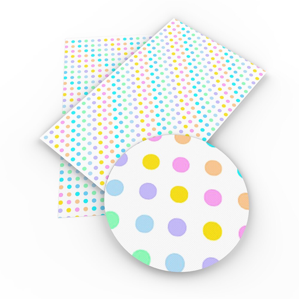 David tilbehør 20*33cm prikker vinyl syntetisk læder patchwork til hår sløjfe håndtasker pung telefon cover gør det selv ,1 yc 4262: 1062750001