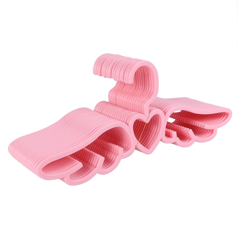 Cintre de chemise en plastique, , ange volant, joli support de sous-vêtements, écharpe, cœur d&#39;amour, rose mignon, 20 pièces