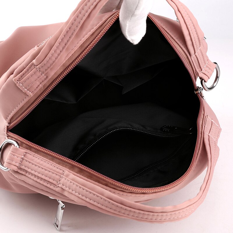 Piler Nylon Kupplung Frauen Tasche Rosa Handtasche Frauen Umhängetasche Schulter Handtasche Damen Umhängetasche Kleine Trage Tasche