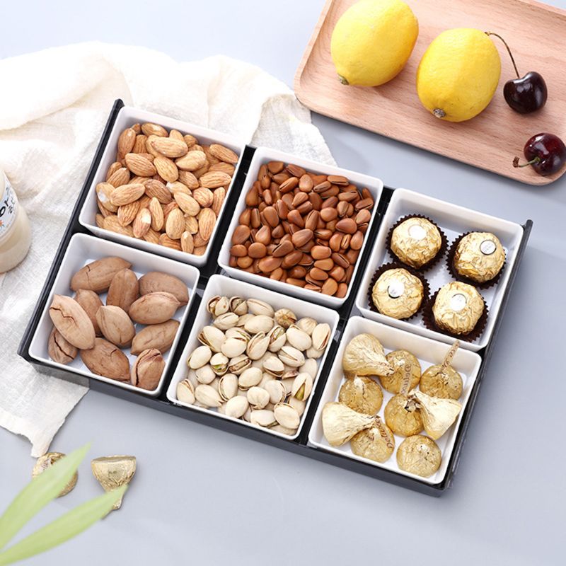 Multifunctionele Japan Stijl Fruitschaal Dienblad Creatieve Platen Opbergdoos Voor Snacks Noten Desserts