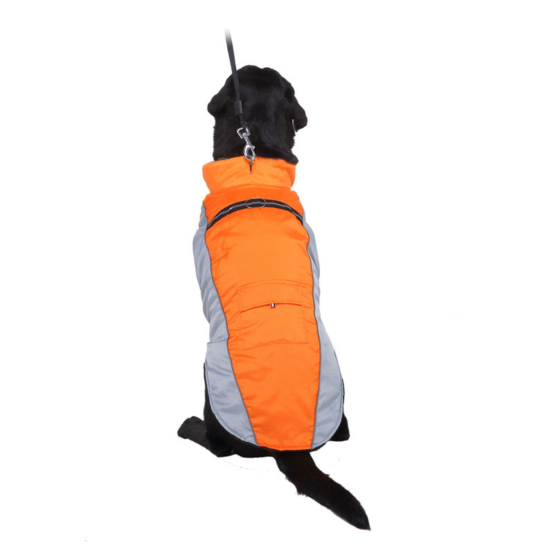 BDTHOOO ropa para perros pequeños abrigos cálidos para perros de invierno chaqueta ropa para perros ropa de abrigo de invierno mascota chaleco: orange / XL