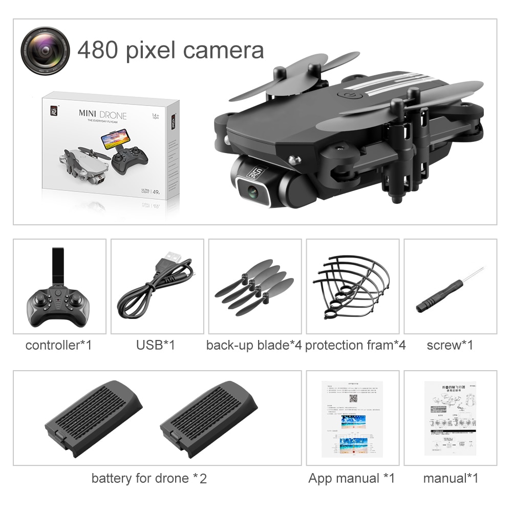 Mini Drone Per Dropshipping: 480P black box 2B