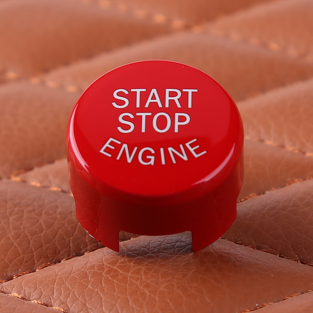 Bilmotor start stop kontakt knap trim cover klistermærke med værktøj til bmw  f20 f21 f22 f23 f30 f31 f32 f33 biltilbehør