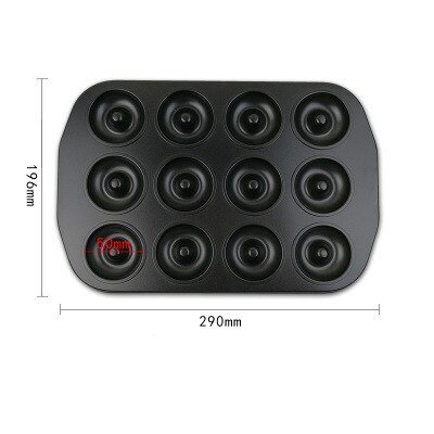 duty carbon steel cupcake baking tray 12 mini cup cupcake shaped cake pan,nonstick cupcake baking tray cupcake mold: 29x19.6x1.1cm