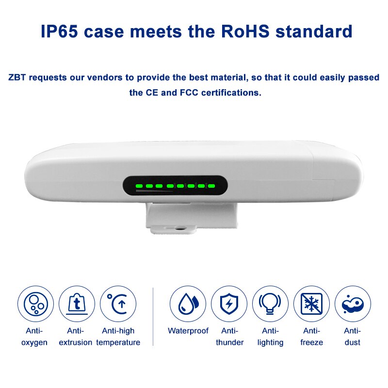 Cioswi APG621 Ultra Lange-abstand Netzwerk Fest-punkt 300Mbps Wireless CPE Wifi Router 8dBi High Gain Directional antennen