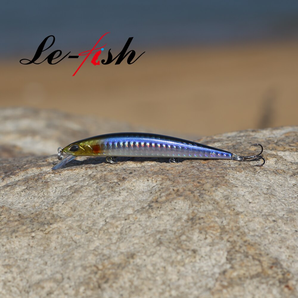 Le fish 100mm 8.5g floating minnow long cast fishing lure tackle Tungsten weight system wobbler crank bait