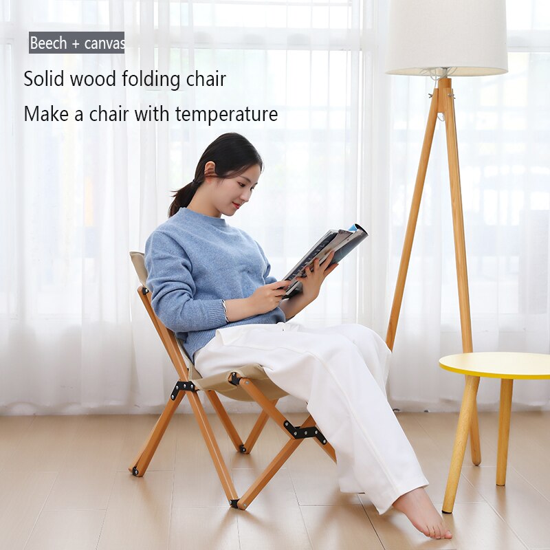 Opvouwbare Camping Stoel Liggende Strand Vissen Picknick Stoelen Reizen Meubels Ligstoelen Voor Tuin Massief Houten Portablecamper Stoel