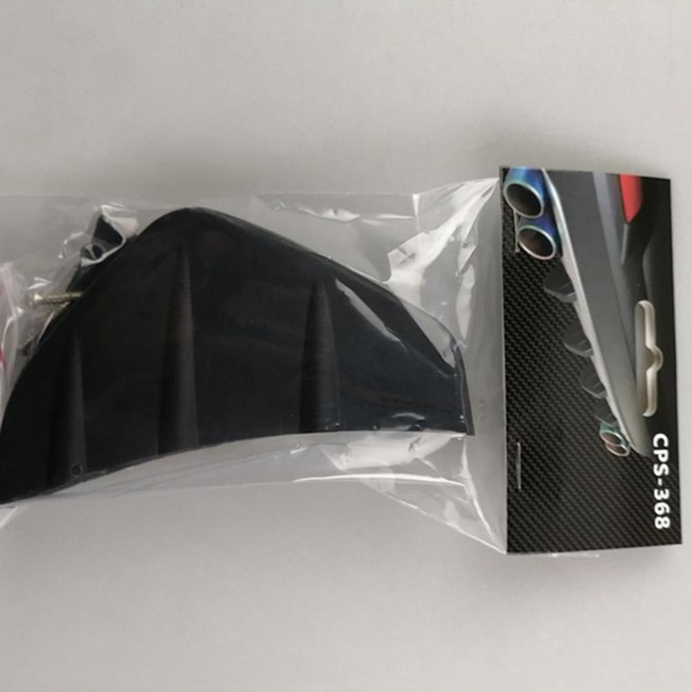 Universal Car Modified Rear Spoiler Mini Rear Lip With Deflector For Bumper Chassis Decoration Durable PP Screw Fixed
