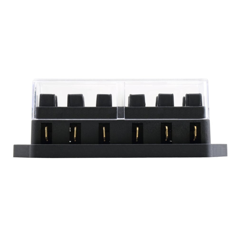 Universal 12v 6 Way Fuse Box Block Fuse Holder Box Car Vehicle Circuit Automotive Blade Car Fuse Accessory Tool