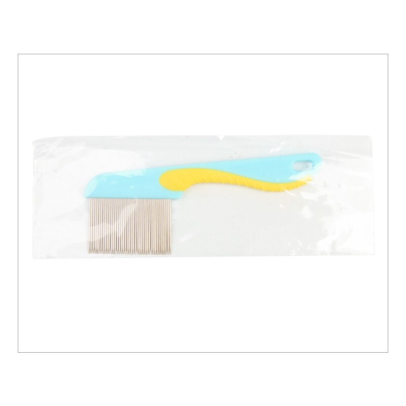 Uds.-peine para quitar piojos en la cabeza para mascotas, accesorios para pelo, peine para piojos, fino, dentado, huya, con mango, cepillo de pelo, herramientas de aseo
