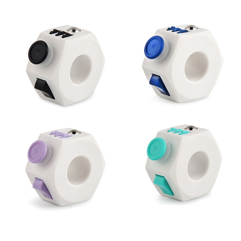 Office Stress Relief Hands Autism ADHD Anxiety Relief Focus Kids 6 Sides Magic Anti Stress Cube Spinner Toys Boredom Finger Toys