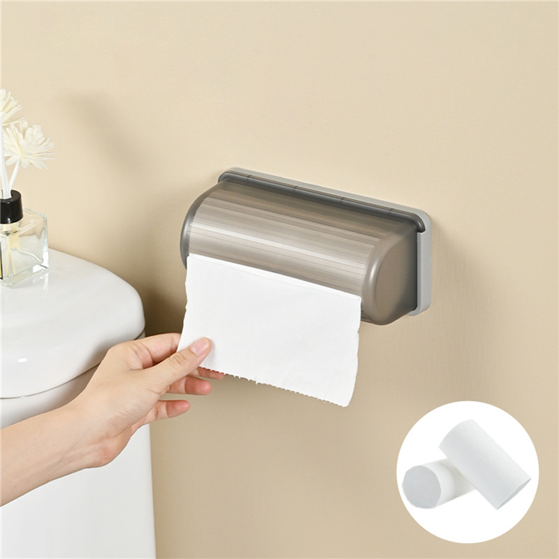 Soporte de bolsa de plástico para cocina, organizador para colgar en la pared, caja de almacenamiento de bolsas de basura, bolsa de basura para baño, dispensador de cubo, accesorio de cocina