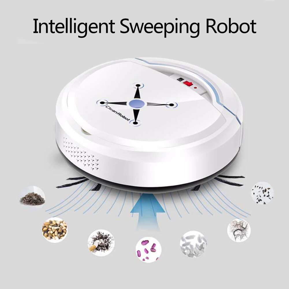 Automatic Smart Robot Vacuum Cleaner Small Vacuum Cleaners Sweeping Robot Floor Dirt Auto Home Rechargeable Cleaning Machine