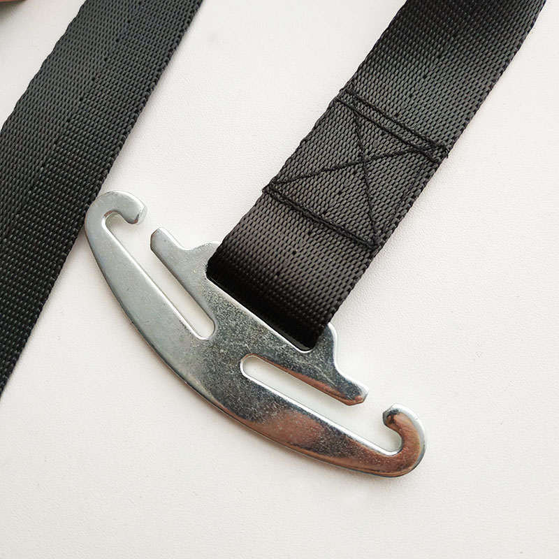 Imbracatura per cestino per bambini con chiusura a scatto Cintura di sicurezza per seggiolino auto Cintura di sicurezza per bambini a 5 punti Fibbia a corno Spalla regolabile Croch pad