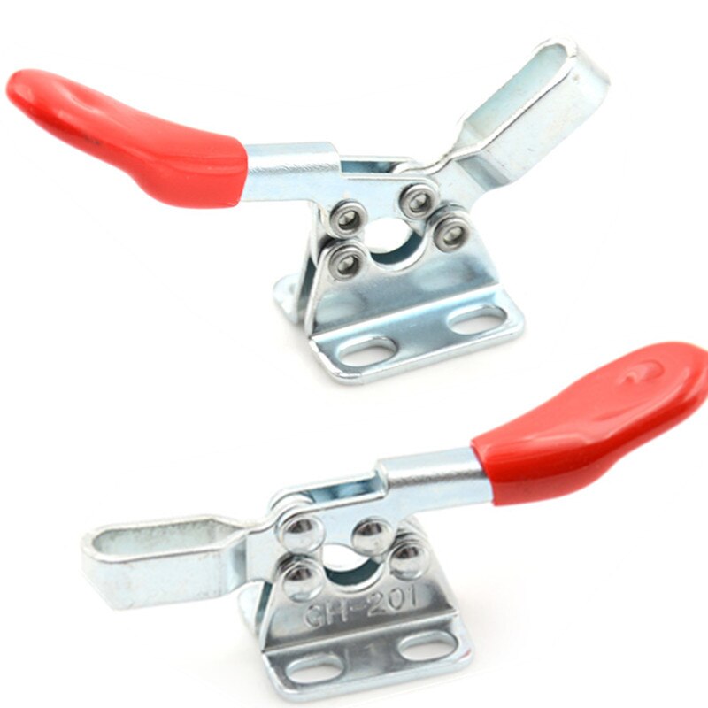 Vertical/Horizontal Toggle Clamp 90kg 198Lbs Quick Release Toggle Clamp Anti-Slip Push Pull Toggle Clamp Hand Tools