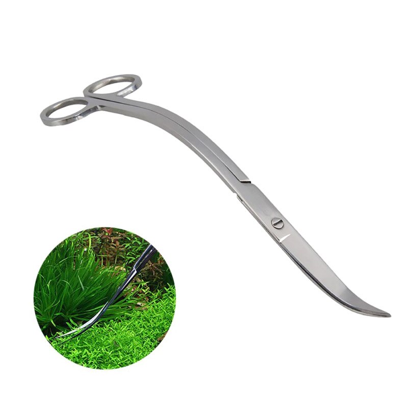 thumbnail image 2 of 8-Inch Long Curve Wave Scissors For Aquarium Plants – Precise Canada Aquatic Tools 2 of 6