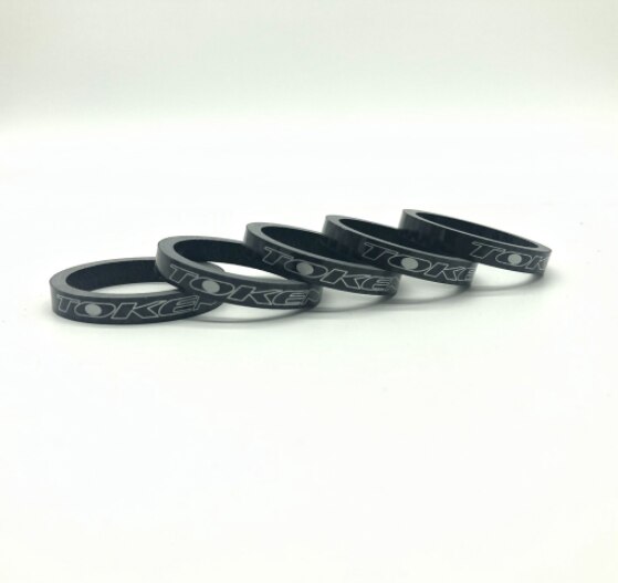 1Pcs Token Fiets 5Mm 28.6Mm Headset Carbon Ring Fiets Mtb Racefiets Carbon Voorvork Headset Spacer washer Bike Toegang