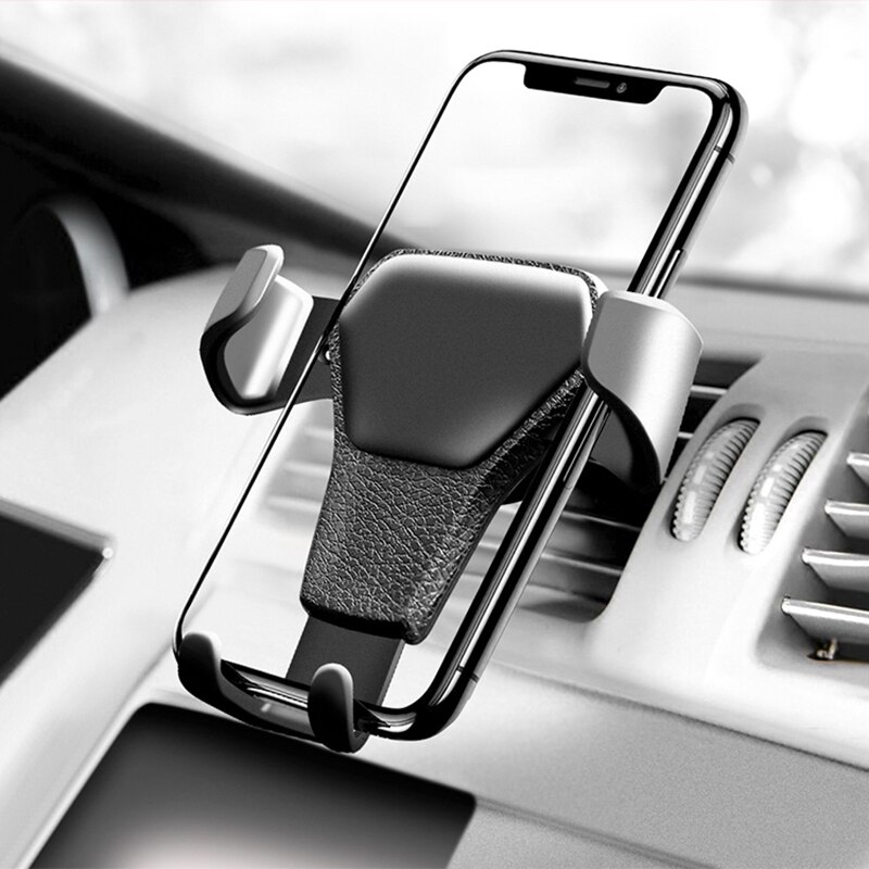 Car Phone Holder Air Vent Mount In Car Phone Stand Holder Universal Car Gravity Bracket for iphone 7 8 X Sumsang S8 S9 Huawei