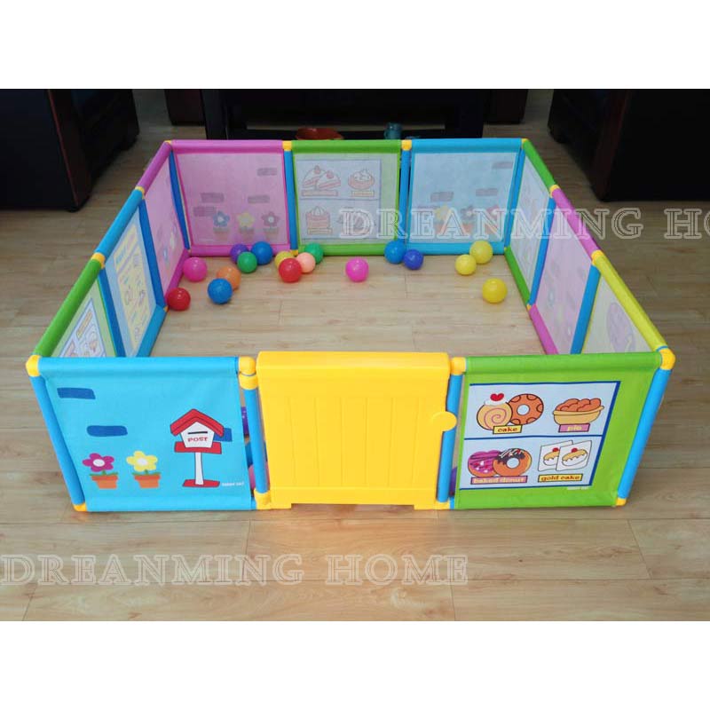 Baby Playpen Kids Fence Playpen Plastic Baby Safety Fence Pool > 6 Months Like This Have Space For An Actual Playroom