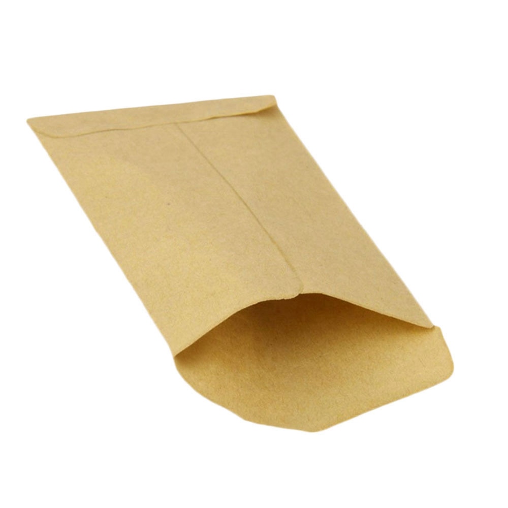 100 stks/pak Kleine Kraftpapier Candy Bag Vintage Bruiloft Bruin Papier 6*10 cm