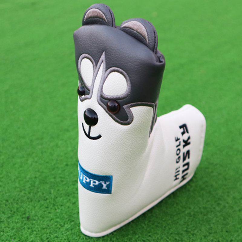 International Standard PU Waterproof Golf Club Putter Head Covers Sets Soft Velvet Inner Protective Cover Golfing Accessories