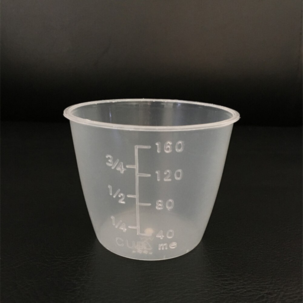 10 Stck Lebensmittel Klasse Kunststoff Reis Messbecher Reiskocher Messung Werkzeuge für Trockene und Flüssigen Zutaten (160ml)