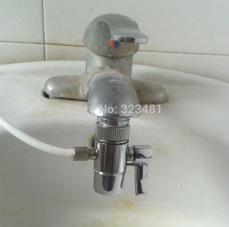 Adaptateur de déviateur d'aérateur de robinet en métal pour le commutateur de valve d'accessoires d'irrigateur Oral pour l'épurateur d'eau