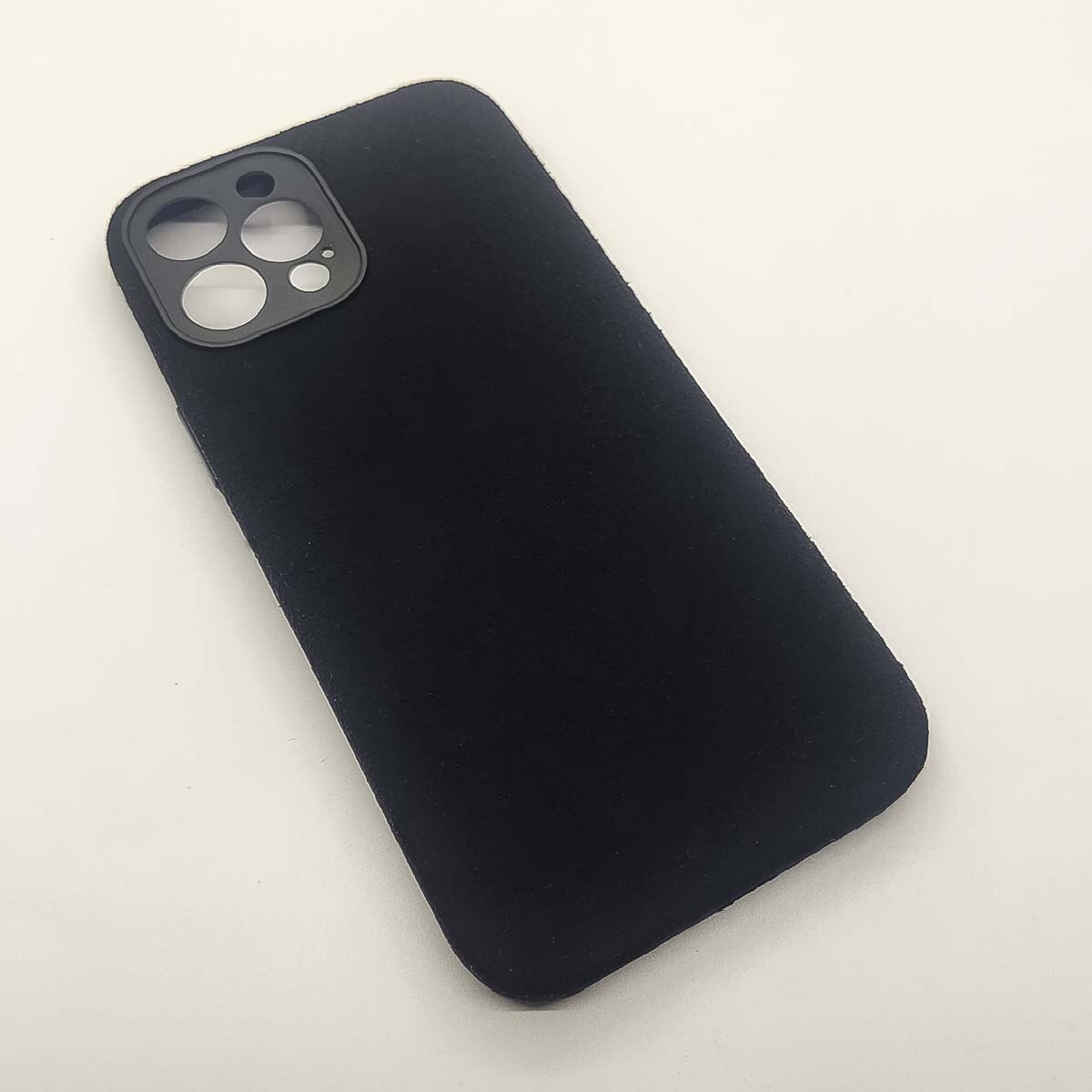 12 Pro Luxury Suede Leather Case For Apple iPhone 12 Pro Max Anti-Fall Protective Cover For iPhone 12 Mini 12Pro Max Phone Case: For 12 Pro Max / Black