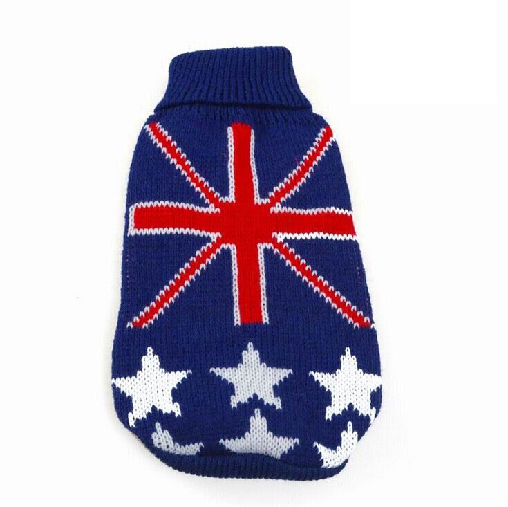 Auntumn-pull pour petit chat | Pull pour animal de compagnie, chien bleu, chat, manteau chasuble pour petits chiens, chiot, chien