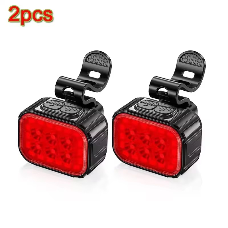 Ciclismo bicicleta frente conjunto de luz traseira carga usb farol luz mtb à prova dwaterproof água lanterna led acessórios da bicicleta: Cinza claro