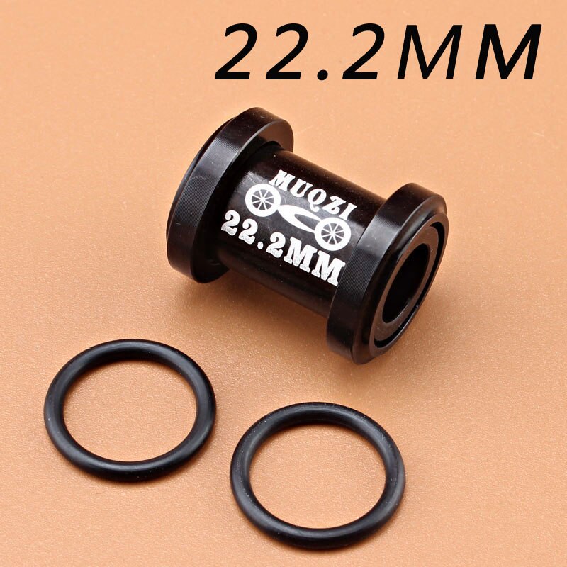 MUQZI Mountain Bike Soft Tail Frame Rear Shock Absorber Shock Absorber Turn Point Riding Modified After The Gall Bushing: black   22.2MM