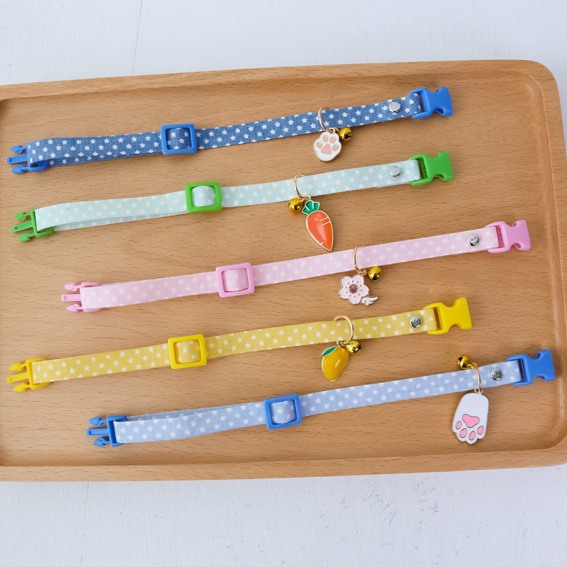 Nova Coleira Ajustável Gatinho com Bell Cut Pet Cat Coleiras Breakaway Gatos Colar Puppy Collar Cat Supplies Acessórios Cat