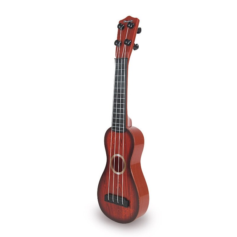 4- strenget akustisk guitar-legetøj til børn - levende lyde og realistiske strenge - begyndere træner musikinstrument: Default Title