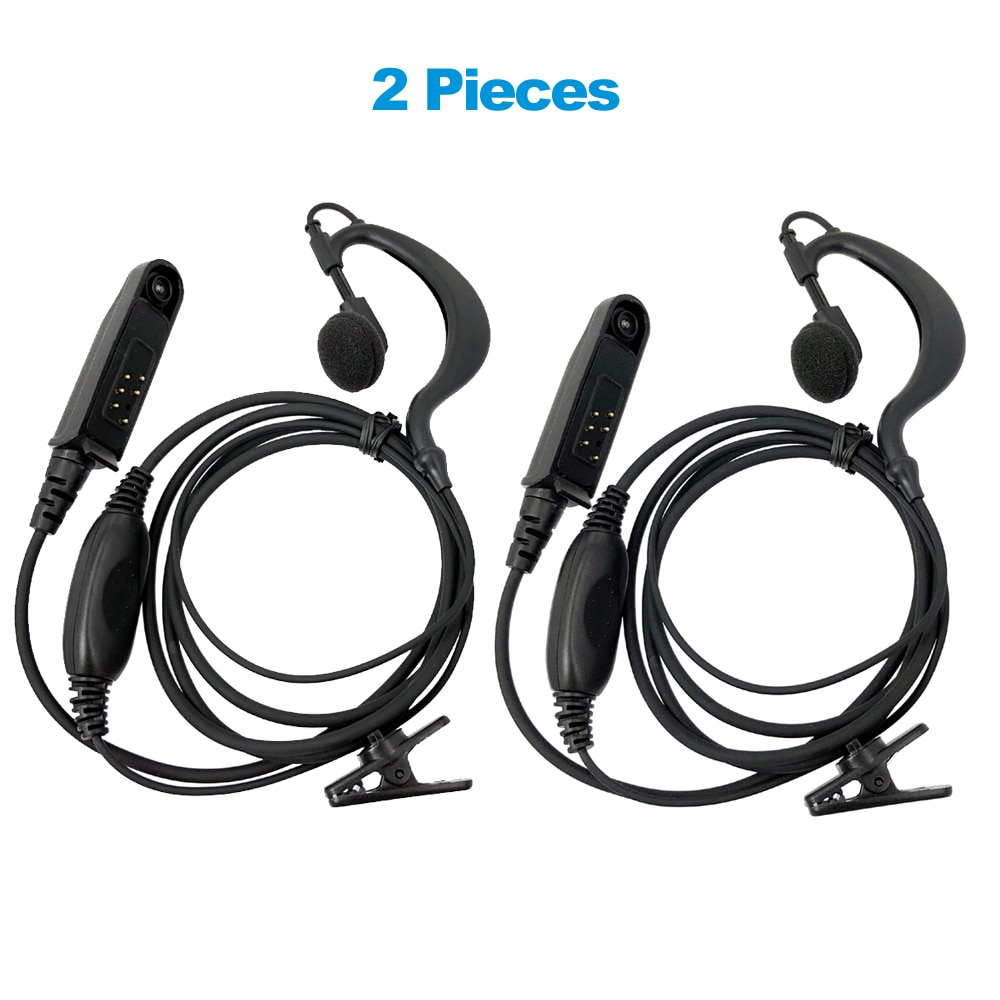 2 stück UV-9R Plus Kopfhörer Ohrhörer Headset Mikrofon für BaoFeng UV-XR A-58 UV-9RPlus GT-3WP Walkie Talkie zwei Weg Radio