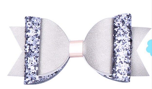 Neue Kinder Baby Mädchen Pailletten Haar Bogen Barrettes Haarnadeln Bowknot Zubehör Stirnband
