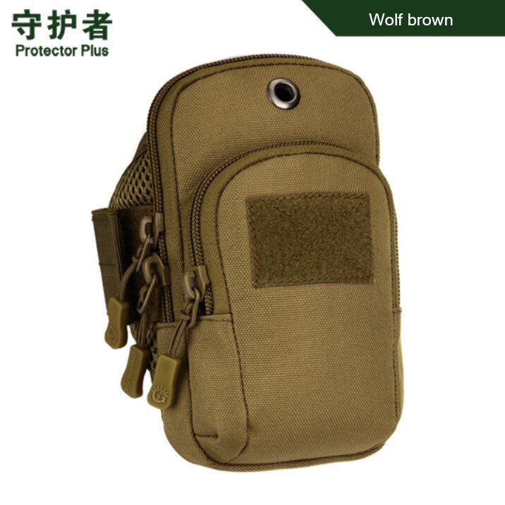 Heren messenger bag waterdicht klein usb oplaadbaar mannentas schoudertas heren handtas mini crossbody tas reistas kleine mannentas: Wolfsbruin