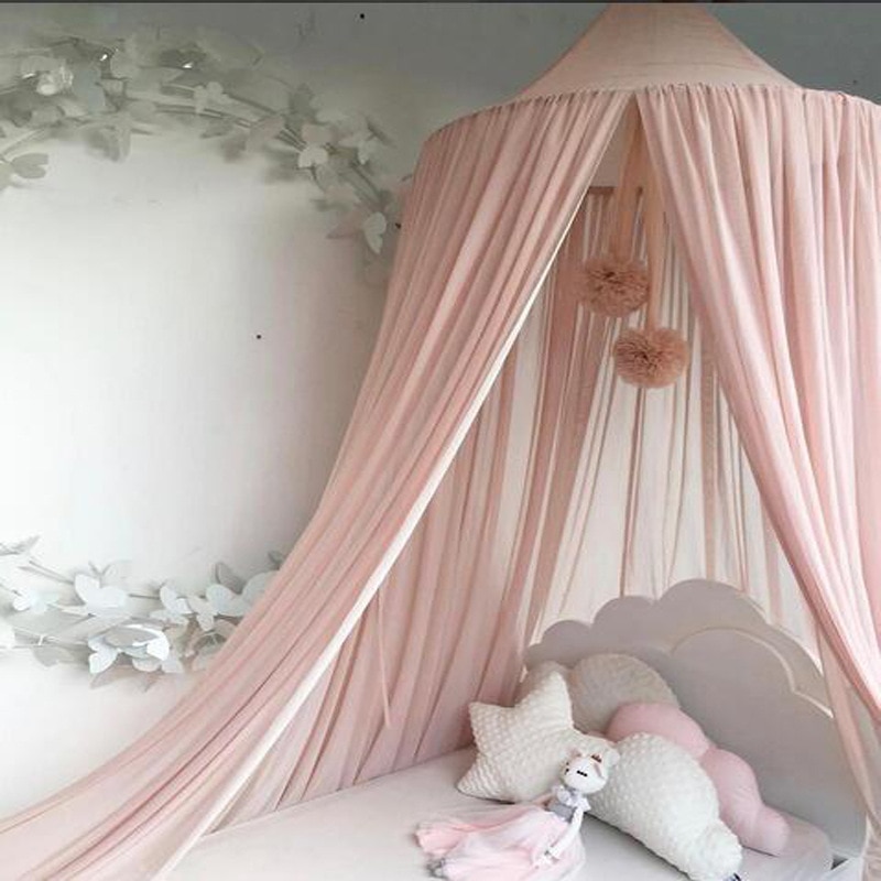 Baby Room Decor Children&#39;s Mosquito Net INS Curtain Children&#39;s For Baby Sleeping Playing Bed Decor Anti-mosquito Home