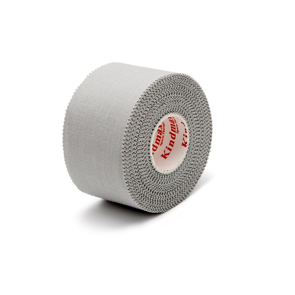 Kindmax Alle Baumwolle Sport Band Kinesiologie Taping UNS Stil Farbige Gezackten Starre Athletisch Band Strain Injury Unterstützung Rolle: Grey / 3.8CMx13.7M