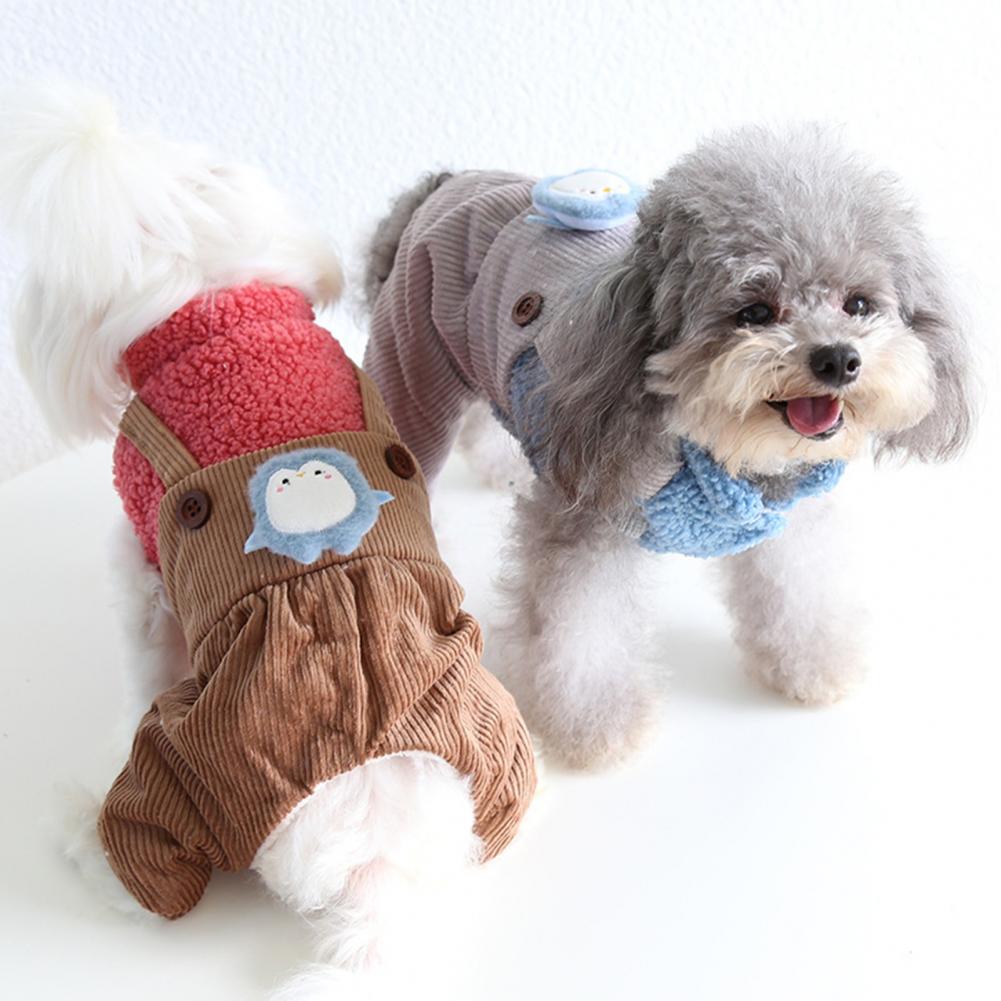 Costume de pingouin pour chien, combinaison Portable et utile, accessoire pour animaux de compagnie, doux et accrocheur