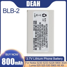 BLB-2 BLB2 BLB 2 Replacement Phone Battery For Nokia 8210 8250 8850 8910 8310 5210 6500 6590 6510 3610 8270 8910i 7650 6590i