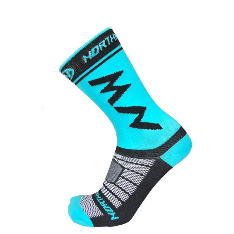 Men Sports Socks Riding Cycling Socks Running Sport Sock Summer Mountain Hiking Man Women Bike Socks Calcetines Ciclismo: 7 se NW Blue