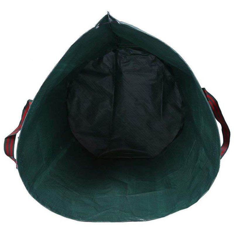 Tuin Afval Tas 2 Pcs 270 Liter Grote Tuin Afval Tas Tuin Weigeren Vuilnis Zak Bin Met Dubbele Gestikt Handvat recycling