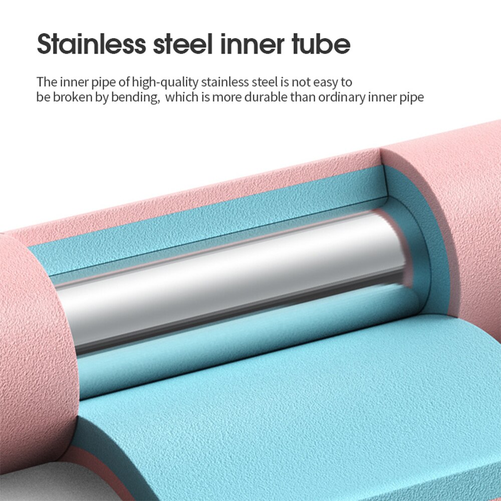 Cerceaux de Sport amovibles en acier inoxydable pour femmes, 6 pièces, entraînement physique, gymnastique à la maison, Massage, anneau de taille, perte de poids, Yoga