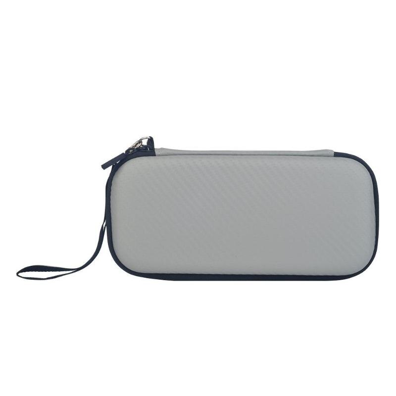 Travel EVA Hard Shell Shockproof Bag Carry Box Fit for Nintend Switch Lite Mini Containing 10 Slots Encrypted Mesh Bag: Grey